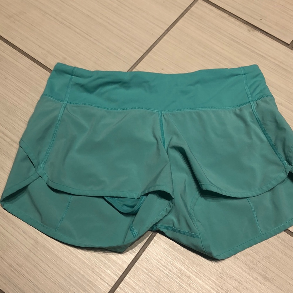 Lululemon teal shorts
